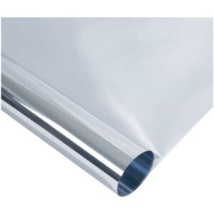 Eenrichtingsspiegel raamfolie zilver zilver 35%