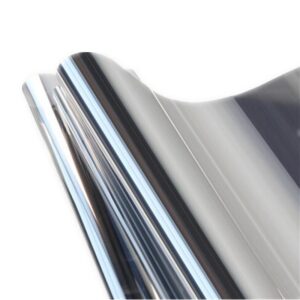 Spiegelfolie 35% zilver zilver voor privacy en zonwering
