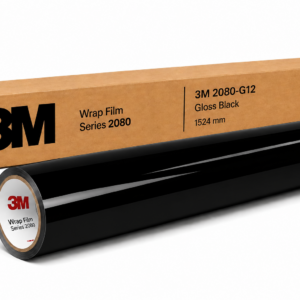 3M 2080 G12 Gloss Black Wrapfolie 152 cm